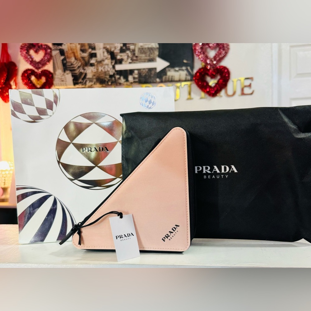 Prada Pink Women's Cosmetic Bag